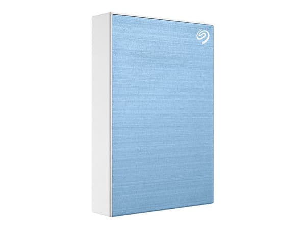 Seagate One Touch STKZ4000402 - Harddisk - 4 TB - ekstern (bærbar) - USB 3.0 - lys blå - med Seagate Rescue Data Recovery