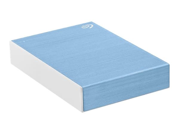 Seagate One Touch STKZ4000402 - Harddisk - 4 TB - ekstern (bærbar) - USB 3.0 - lys blå - med Seagate Rescue Data Recovery