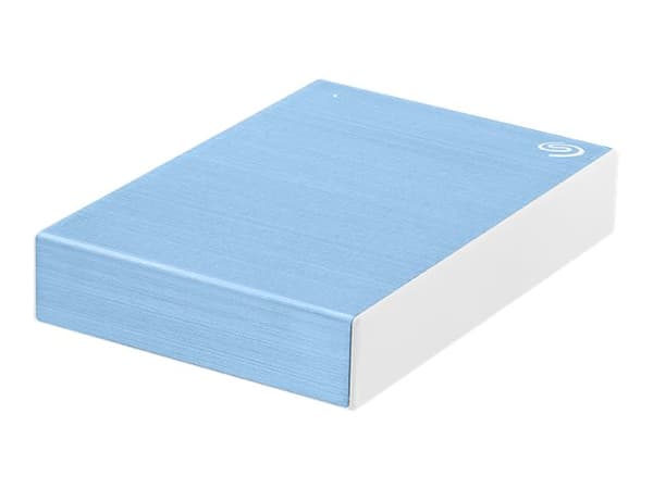 Seagate One Touch STKZ4000402 - Harddisk - 4 TB - ekstern (bærbar) - USB 3.0 - lys blå - med Seagate Rescue Data Recovery
