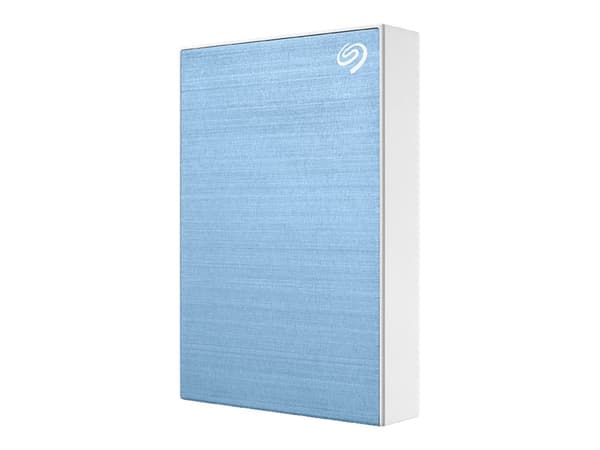 Seagate One Touch STKZ4000402 - Harddisk - 4 TB - ekstern (bærbar) - USB 3.0 - lys blå - med Seagate Rescue Data Recovery