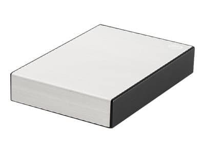 Seagate One Touch STKZ4000401 - Harddisk - 4 TB - ekstern (bærbar) - USB 3.0 - sølv - med Seagate Rescue Data Recovery