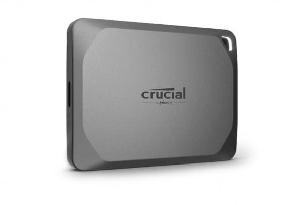 Crucial X9 Pro - SSD - kryptert - 4 TB - ekstern (bærbar) - USB 3.2 Gen 2 (USB-C kontakt) - 256-bit AES