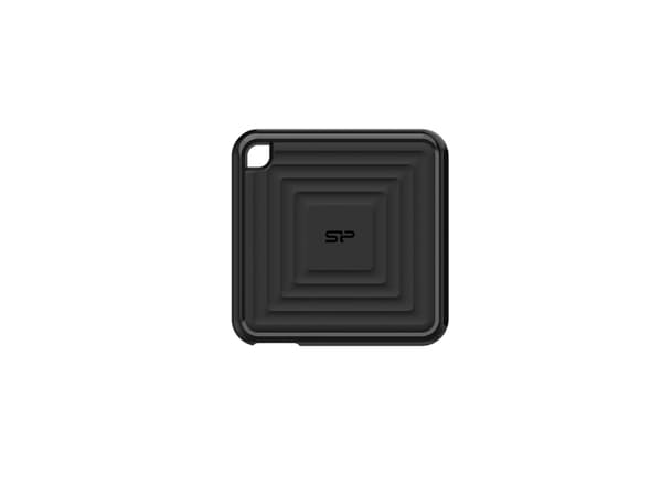 SILICON POWER PC60 - SSD - 512 GB - ekstern (bærbar) - USB 3.2 Gen 2 - 256-bit AES - svart