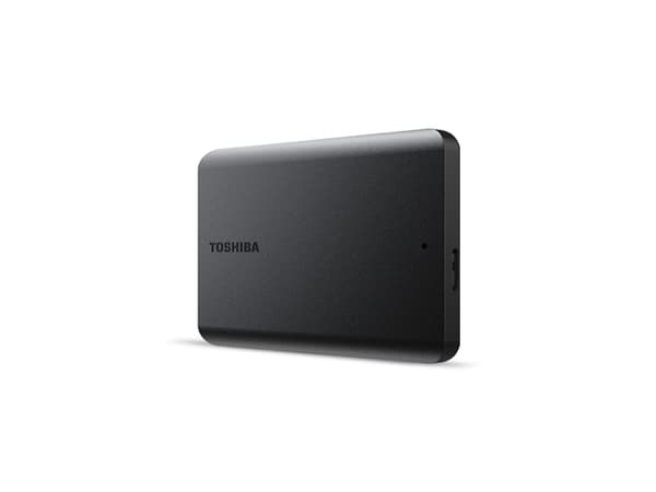 Toshiba Canvio Basics - Hårddisk - 2 TB - extern (bärbar) - 2,5" - USB 3.2 Gen 1 / USB 2.0 - mattsvart