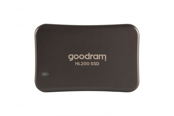 GOODRAM HL200 - SSD - 1 TB - ekstern (bærbar) - USB 3.2 Gen 2 (USB-C kontakt)