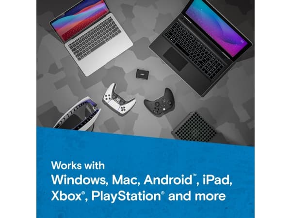Crucial X9 - SSD - 1 TB - extern (bärbar) - USB 3.2 Gen 2 (USB-C-kontakt)