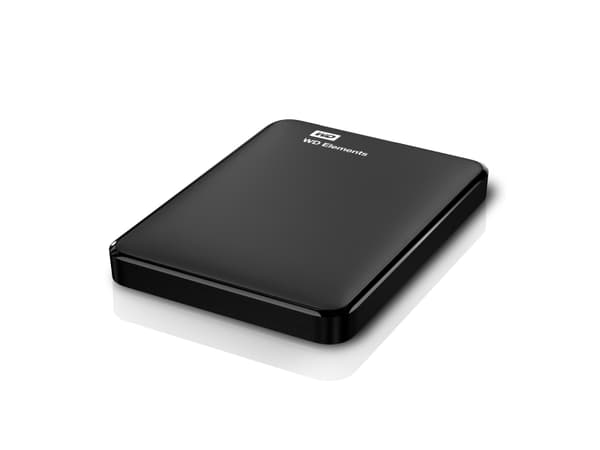 Western Digital WD Elements, 2000 GB, 2.5", 3.2 Gen 1 (3.1 Gen 1), Musta