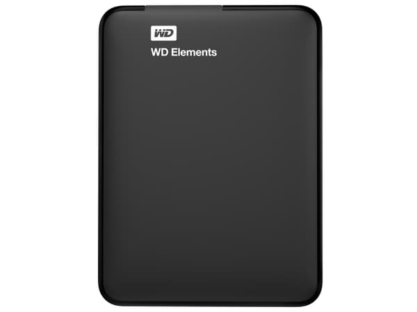 Western Digital WD Elements, 2000 GB, 2.5", 3.2 Gen 1 (3.1 Gen 1), Musta