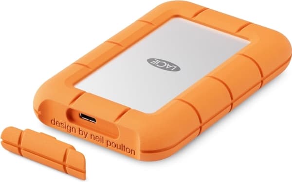 LaCie Rugged Mini - SSD - 2 TB - extern (bärbar) (USB-C-kontaktanslutning) - med Seagate Rescue Data Recovery