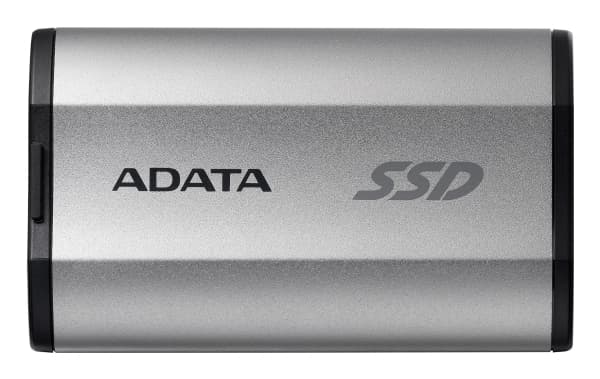 ADATA SD810 - SSD - 2 TB - ekstern (bærbar) - USB 3.2 Gen 2 (USB-C kontakt) - sølvgrå
