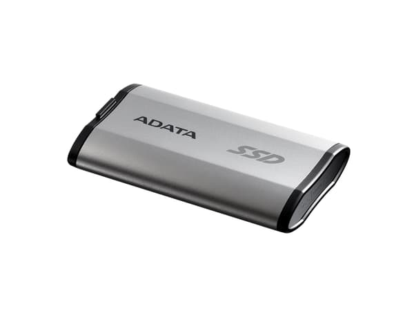 ADATA SD810 - SSD - 2 TB - ekstern (bærbar) - USB 3.2 Gen 2 (USB-C kontakt) - sølvgrå