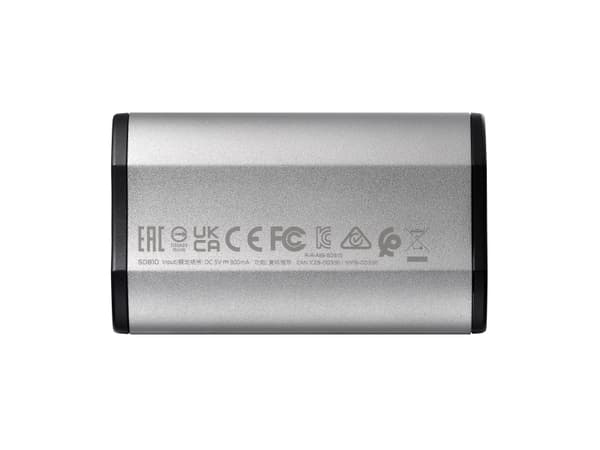 ADATA SD810 - SSD - 2 TB - ekstern (bærbar) - USB 3.2 Gen 2 (USB-C kontakt) - sølvgrå