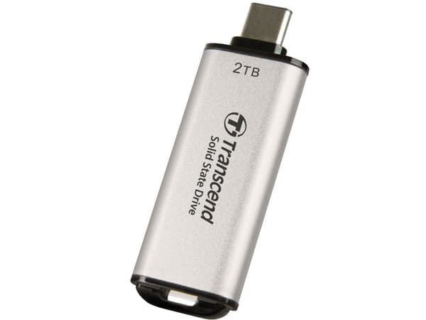Transcend ESD300, 2 TB, USB Type-C, 1050 MB/s, 10 Gbit/s, Hopea