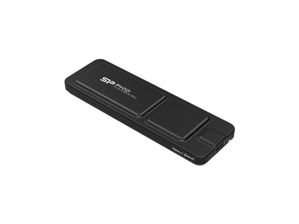 SILICON POWER PX10 - SSD - 1 TB - ekstern (bærbar) - USB 3.2 Gen 2 (USB-C kontakt) - svart