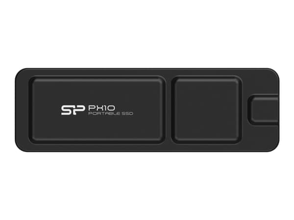 SILICON POWER PX10 - SSD - 1 TB - ekstern (bærbar) - USB 3.2 Gen 2 (USB-C kontakt) - svart