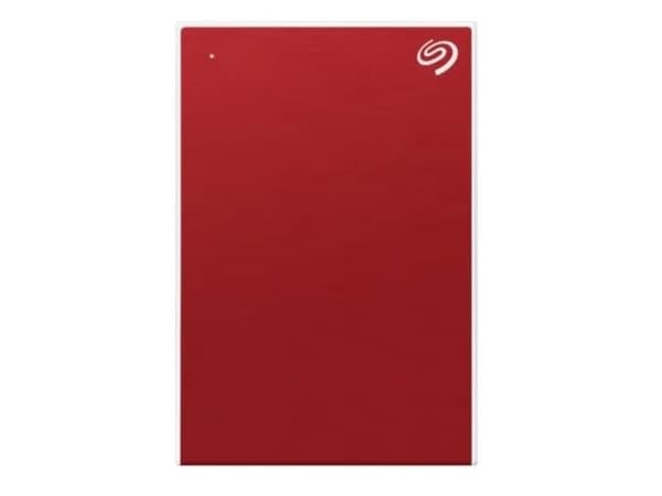 Seagate One Touch HDD STKB1000403 - Hårddisk - 1 TB - extern (bärbar) - USB 3.2 Gen 1 - röd - med 2 år Seagate Rescue Data Recovery