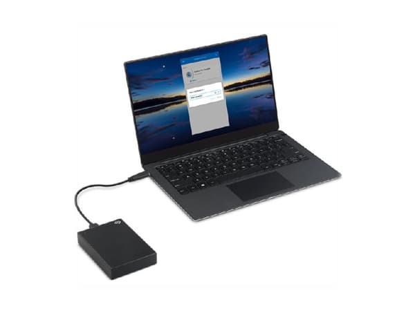 Seagate One Touch STKY1000400 - Harddisk - 1 TB - ekstern (bærbar) - USB 3.0 - svart - med Seagate Rescue Data Recovery