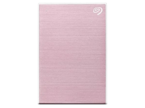 Seagate One Touch HDD STKB2000405 - Hårddisk - 2 TB - extern (bärbar) - USB 3.2 Gen 1 - roséguld - med 2 års Seagate Rescue Data Recovery