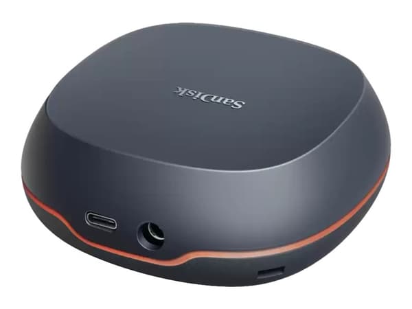 SanDisk Desk Drive - SSD - 4 TB - ekstern (bærbar) - USB 3.2 Gen 2 (USB-C kontakt)