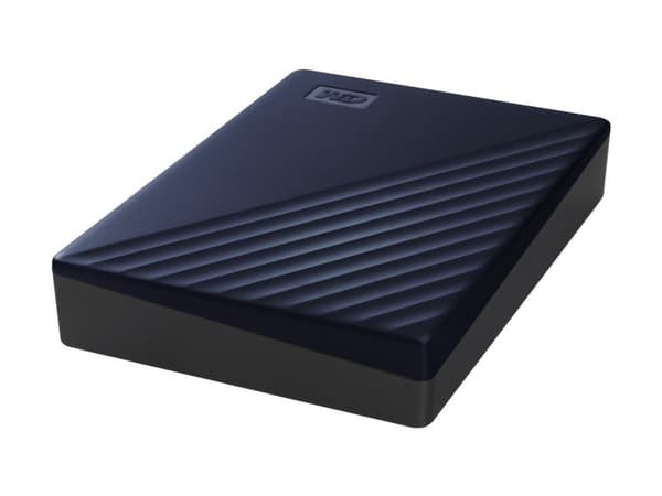 WD My Passport for Mac WDBK6C0060BBL - Harddisk - kryptert - 6 TB - ekstern (bærbar) - USB 3.2 Gen 1 - 256-bit AES - blå