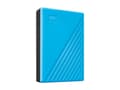 Miniatyrbild 4 av 5: WD My Passport WDBR9S0060BBL - Hårddisk - krypterad - 6 TB - extern (bärbar) - USB 3.2 Gen 1 - 256-bitars AES - sky