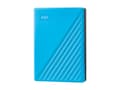 Miniatyrbild 1 av 5: WD My Passport WDBR9S0060BBL - Hårddisk - krypterad - 6 TB - extern (bärbar) - USB 3.2 Gen 1 - 256-bitars AES - sky