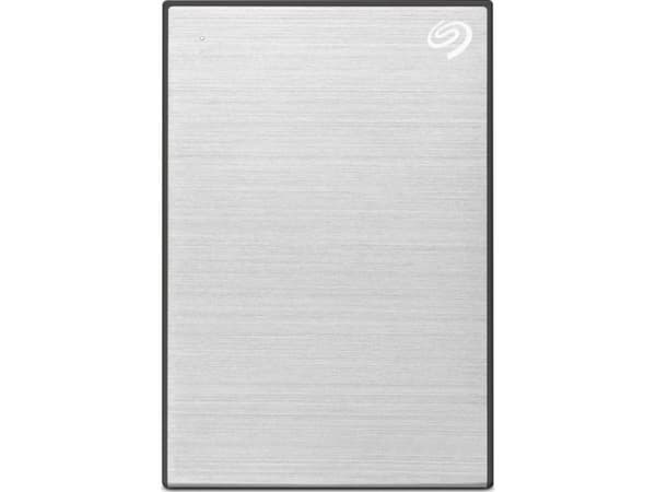 Seagate One Touch STKY1000401 - Harddisk - 1 TB - ekstern (bærbar) - USB 3.0 - sølv - med Seagate Rescue Data Recovery