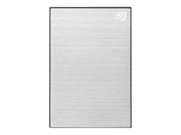 Seagate One Touch STKY1000401 - Harddisk - 1 TB - ekstern (bærbar) - USB 3.0 - sølv - med Seagate Rescue Data Recovery