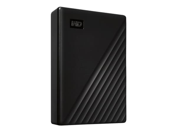 WD My Passport WDBPKJ0040BBK - Harddisk - kryptert - 4 TB - ekstern (bærbar) - USB 3.2 Gen 1 - 256-bit AES - svart