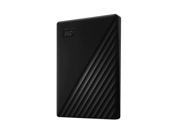 WD My Passport WDBPKJ0040BBK - Hårddisk - krypterat - 4 TB - extern (portabel) - USB 3.2 Gen 1 - 256 bitars AES - svart