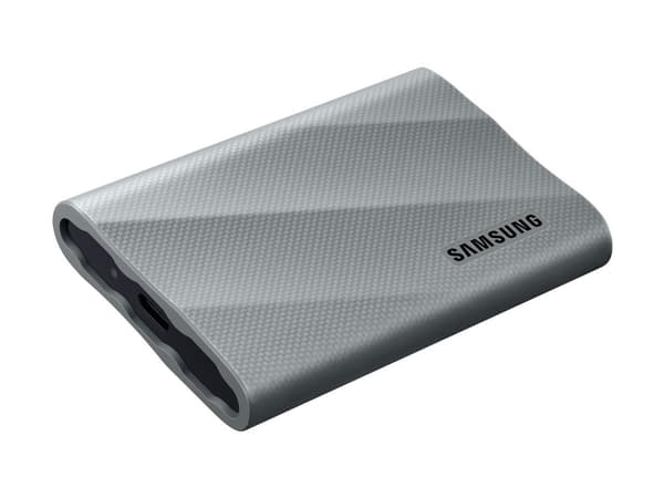 Samsung T9 MU-PK2T0G - SSD - krypterat - 2 TB - extern (portabel) - USB 3.2 Gen 2x2 (USB-C kontakt) - 256 bitars AES - grå