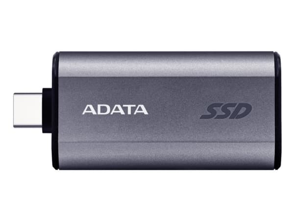 ADATA SC750 - SSD - 500 GB - ekstern (bærbar) - USB 3.2 Gen 2 (USB-C kontakt) - svart titan