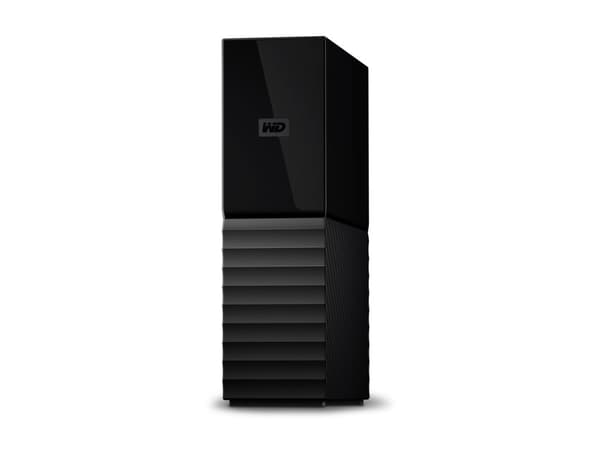 WD My Book WDBBGB0240HBK - Harddisk - kryptert - 24 TB - ekstern (stasjonær) - USB 3.2 Gen 1 - 256-bit AES - svart