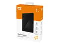 Miniatyrbilde 1 av 5: WD My Passport WDBYVG0010BBK - Harddisk - kryptert - 1 TB - ekstern (bærbar) - USB 3.2 Gen 1 - 256-bit AES - svart