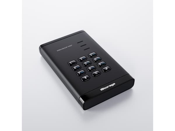iStorage diskAshur PRO3 HDD, 4 TB, 3.2 Gen 1 (3.1 Gen 1), Sort