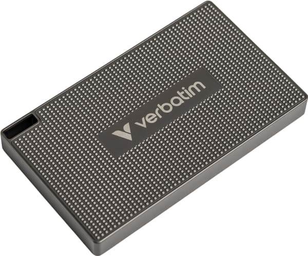 Verbatim Metal Mini - SSD - 1 TB - ekstern (bærbar) - M.2 - USB 3.2 Gen 2x2 (USB-C kontakt)