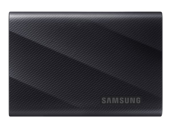 Samsung T9 MU-PG2T0B - SSD - kryptert - 2 TB - ekstern (bærbar) - USB 3.2 Gen 2x2 (USB-C kontakt) - 256-bit AES - svart
