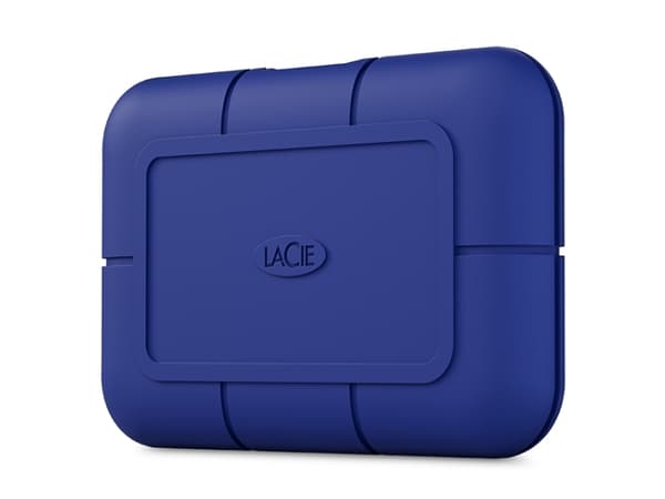 LaCie PRO5 STNA2000400 - SSD - 2 TB - robust - ekstern (bærbar) - Thunderbolt 5 (USB-C kontakt) - blå - med Seagate Rescue Data Recovery