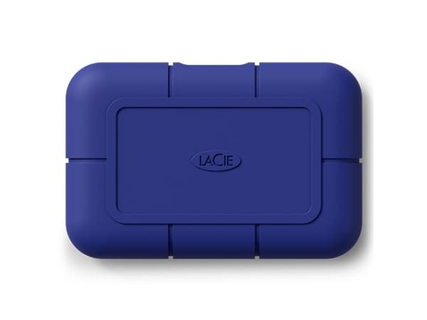 LaCie PRO5 STNA2000400 - SSD - 2 TB - robust - ekstern (bærbar) - Thunderbolt 5 (USB-C kontakt) - blå - med Seagate Rescue Data Recovery