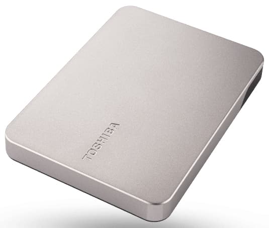 Toshiba Canvio Flex - Harddisk - 4 TB - ekstern (bærbar) - 2.5" - USB 3.2 Gen 1 - varmt sølv
