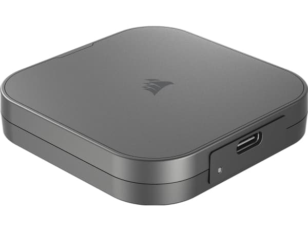 CORSAIR EX400U - SSD - 1 TB - extern (portabel) - USB4 (USB-C kontakt) - gun metal