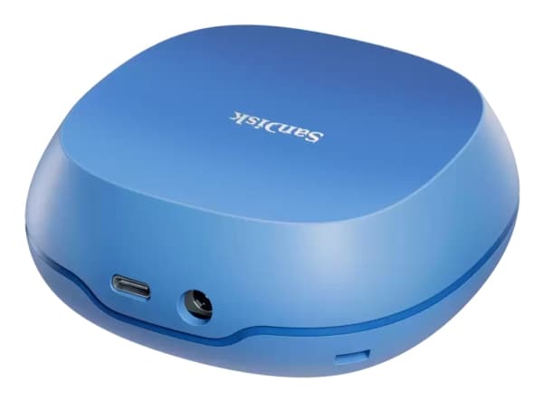 SanDisk Creator Desk Drive - SSD - 4 TB - ekstern (stasjonær) - USB 3.2 Gen 2 (USB-C kontakt) - blå stigning