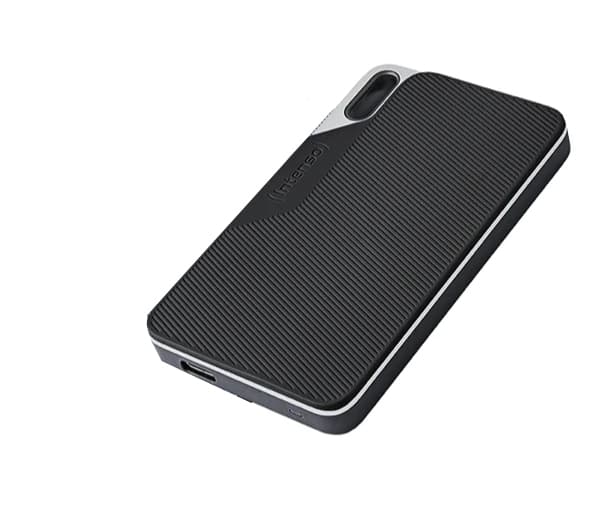 Intenso TX100 SSD 500GB sis. Rainbow Line USB Type-A 16GB:n paketin, jossa on ulkoinen kiintolevy ja USB-muistitikku
