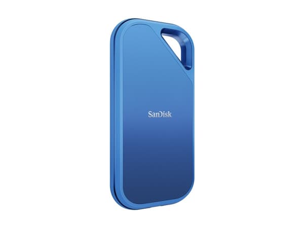 SanDisk Creator Pro, 4 TB, USB Type-C, USB 3.2 Gen 2x2, 2000 MB/s, Blå