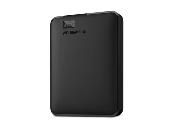 Western Digital Elements WDBHJS0060BBK-WESN, 6 TB, 2.5", 3.2 Gen 1 (3.1 Gen 1), Svart