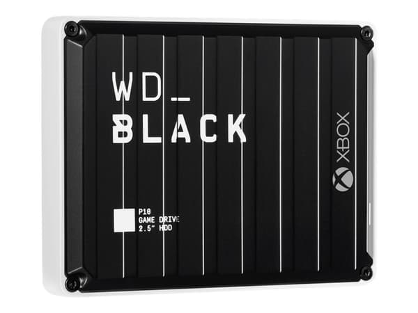 WD_BLACK P10 Game Drive för Xbox One WDBA5G0050BBK - Hårddisk - 5 TB - extern (bärbar) - USB 3.2 Gen 1 - svart med vit kant