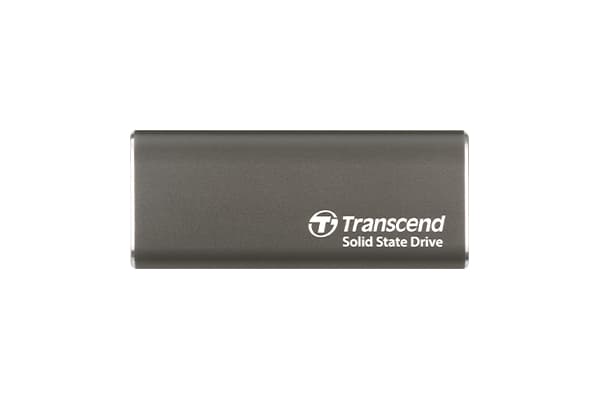 Transcend ESD265C, 1 TB, USB Type-C, 3.2 Gen 2 (3.1 Gen 2), 10 Gbit/s, Password protection, Grey