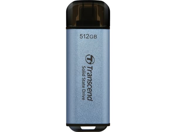 Transcend ESD300C, 512 GB, USB Type-C, 1050 MB/s, Sininen