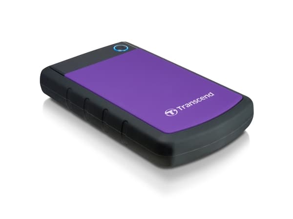 Transcend StoreJet 25H3, 4 TB, 2.5", 3.2 Gen 1 (3.1 Gen 1), Sort, Lilla
