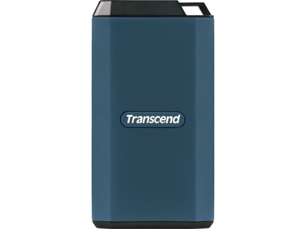 Transcend ESD410C, 1 TB, USB Type-C, 2000 MB/s, 20 Gbit/s, Passordbeskyttelse, Blå